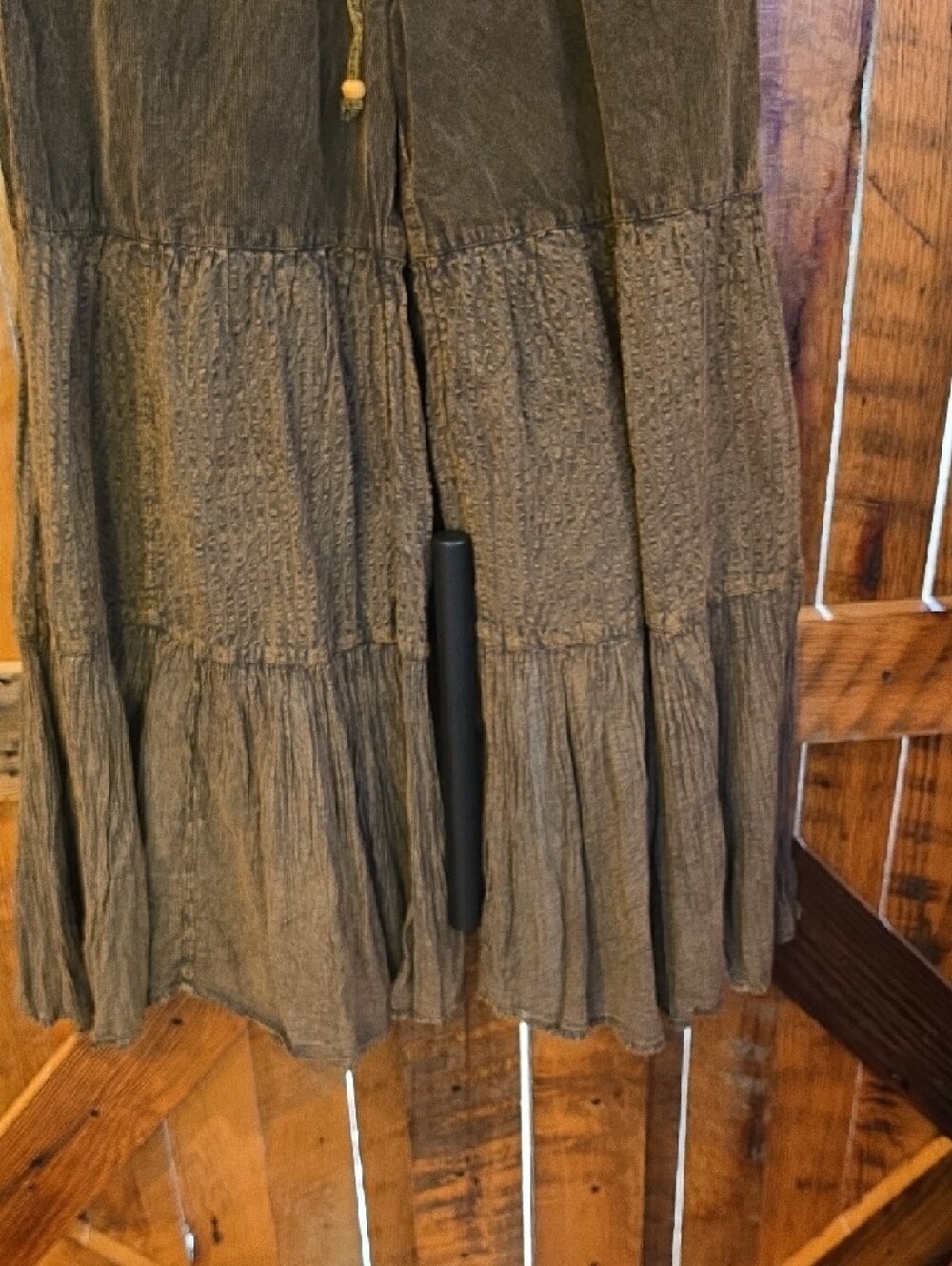 206p Young Threads Tiered Pants with Drawstring Waist - Picture 6 of 8